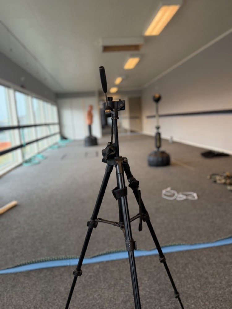 Tripod with full gym perspective